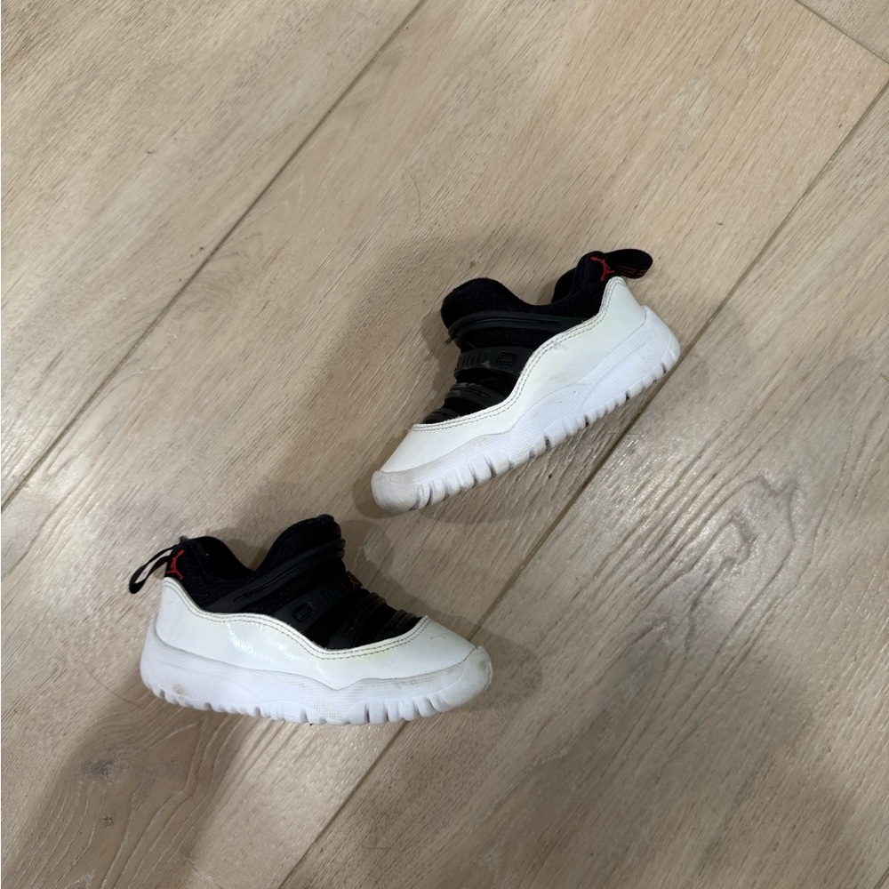 Jordan Black and White Sneakers